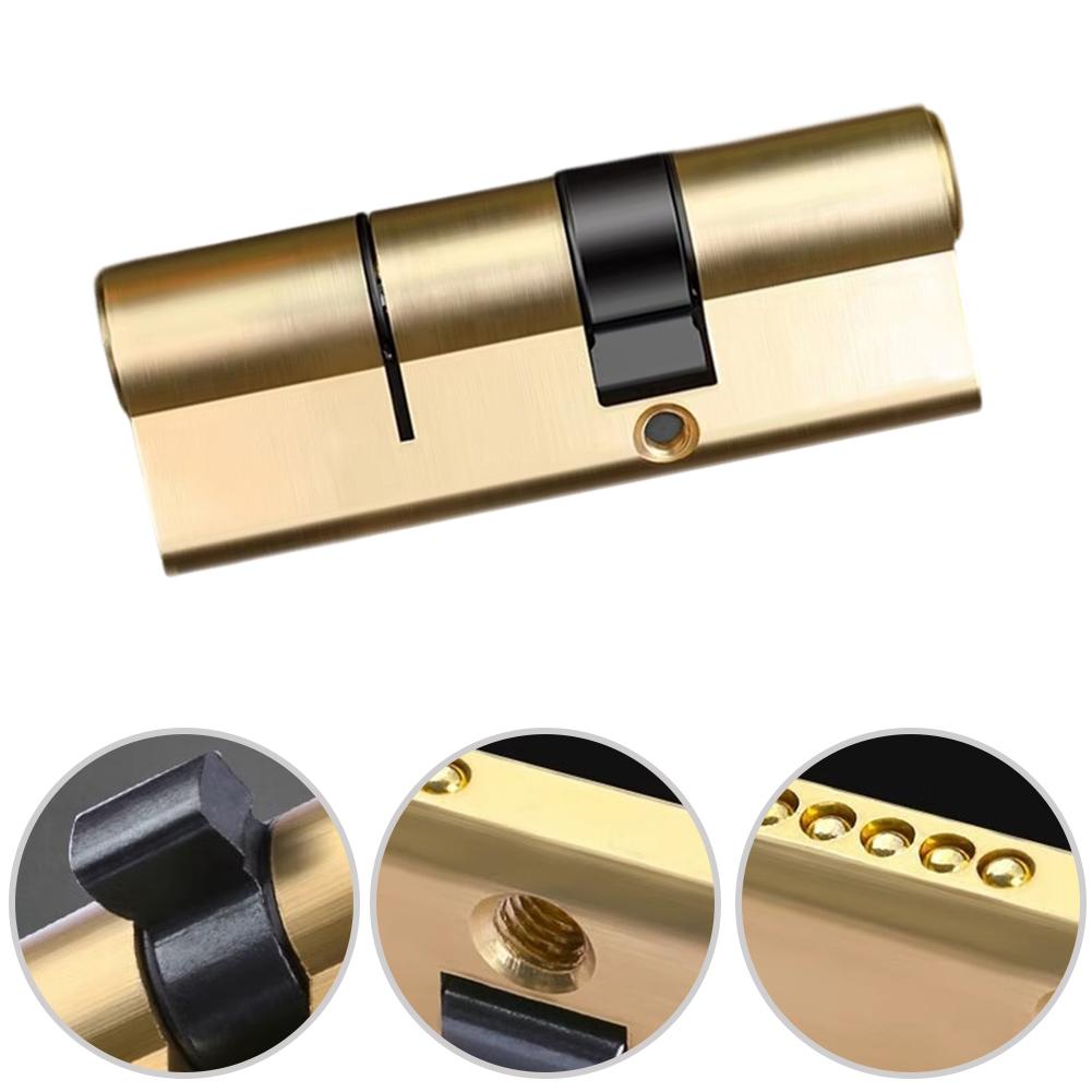 Mosazný cylindrický zámek s vysokou bezpečností, designem proti krádeži a požární odolností pro vnitřní i vnější dveře