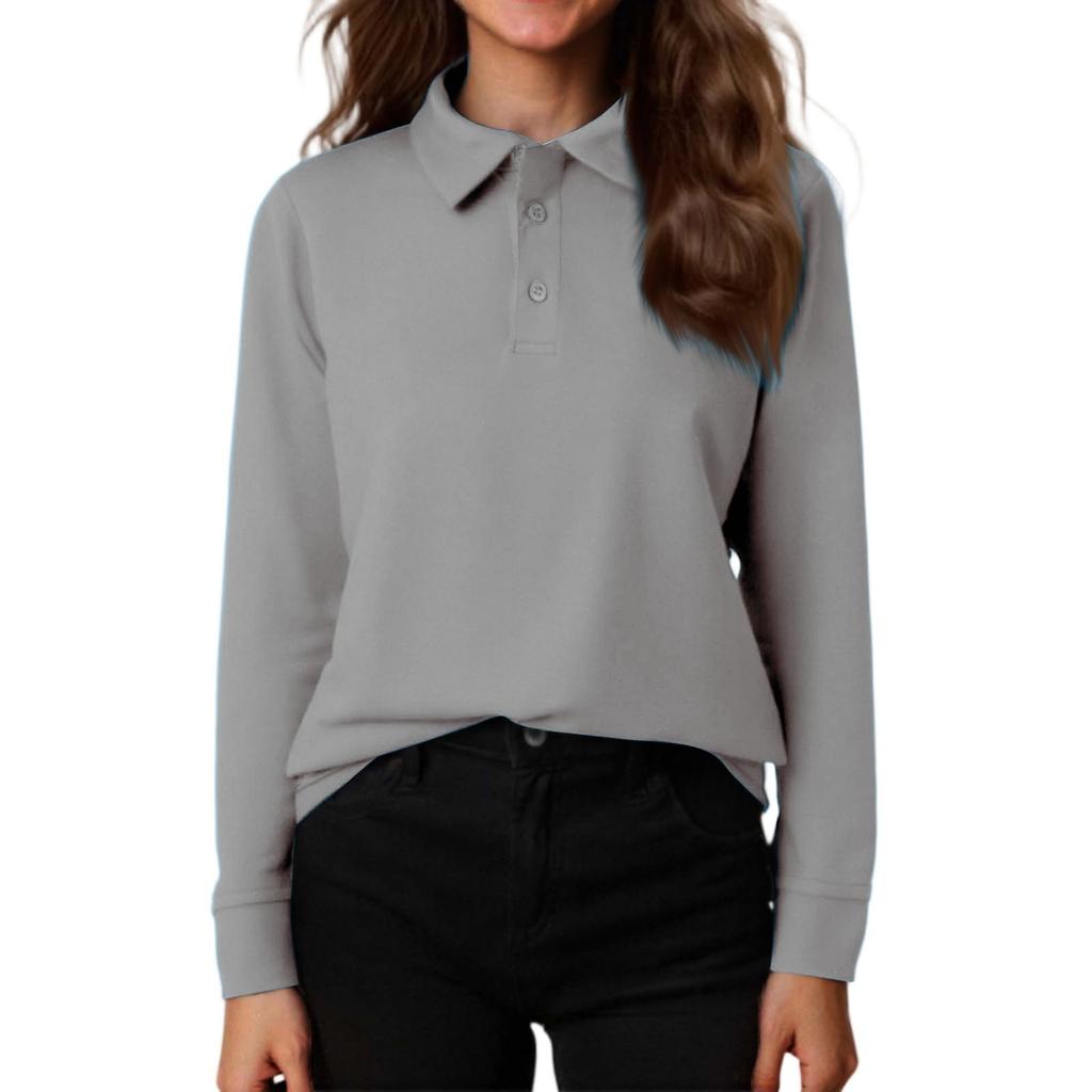 Children's Daily Casual Long-sleeved Gradient Tops T-shirts  Shirts