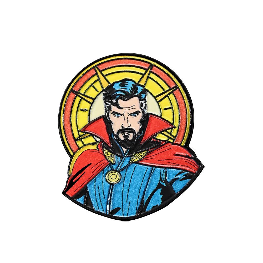 Superhero Anime Cartoon Brooch Pin Avengers Movie Merchandise Backpack Decoration
