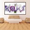 HUACAN namų gėlė 5D DIY Resplendent Rose 5D DIY Full Drill Diamond Painting 5 paveikslėlių derinys