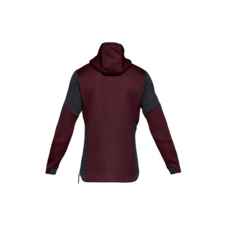 Under Armour Casual Pullover High Neck Long Sleeve Sweatshirt Men Sweatshirt Dark-Chestnut 1320704-600