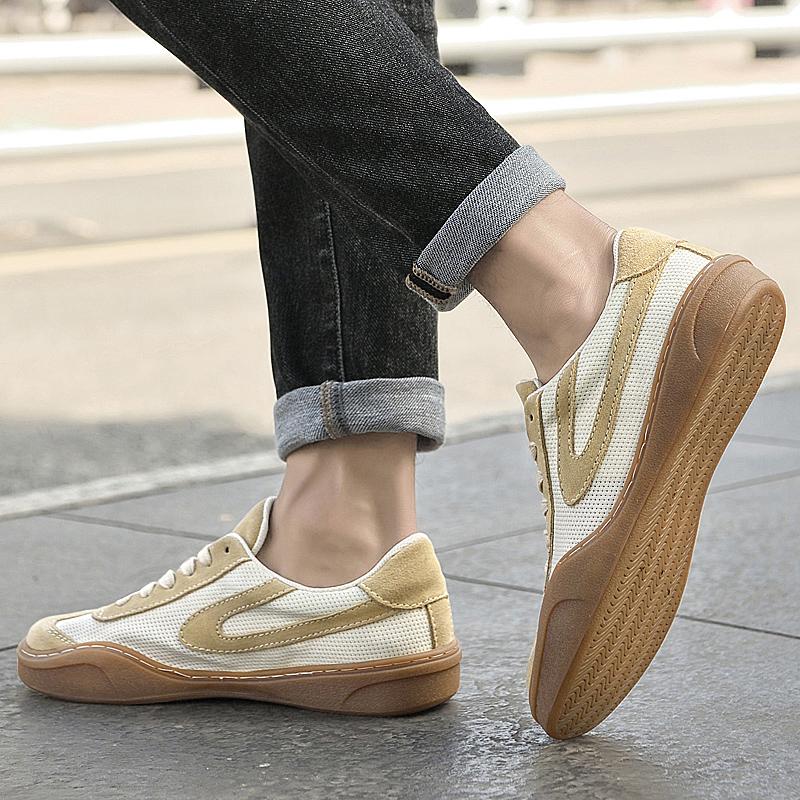 Fashion Fashion Trendy Casual Sports Shoes Versatile Flats Tenis Masculino Outdoor Shoes 2025 New Men's Sneakers Breathable Mesh Shoes