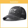 Embroidery Letter Wtf Cotton Baseball Hat With Adjustable For Adults Outdoor Use