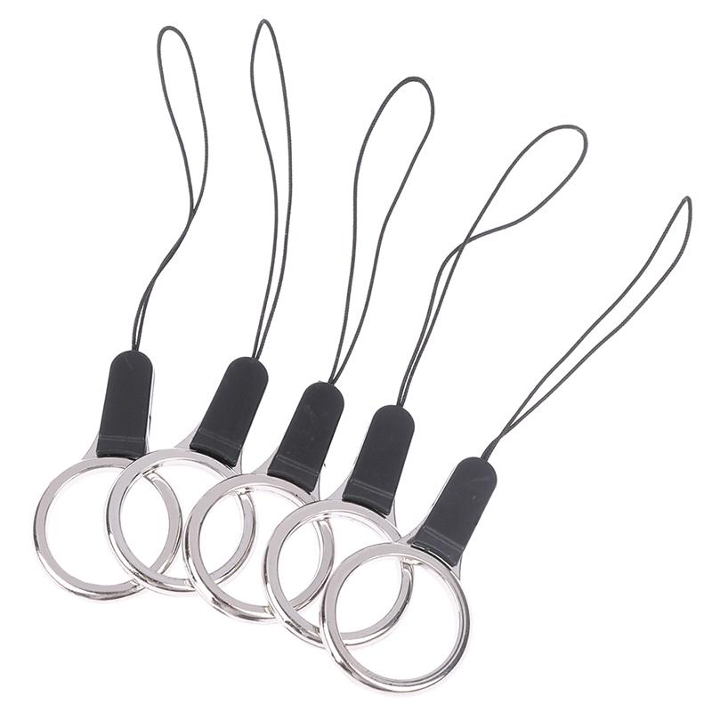 5Pcs High Quality Mobile Phone Finger Ring Holder Lanyard Fashion Smartphone Strap Cell Phone Accessory