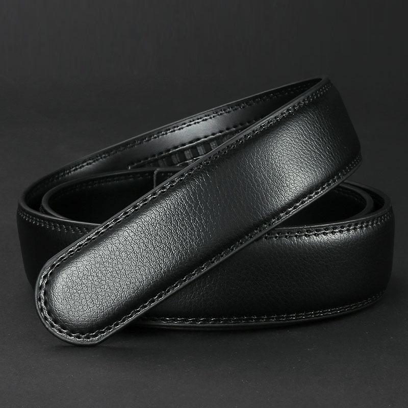 Buckle-Free Belt Strip Imitation Leather Automatic Buckle Belt Belt Headless Buckle Does Not Take The Lead Business Men Do Not Men 14 Lines