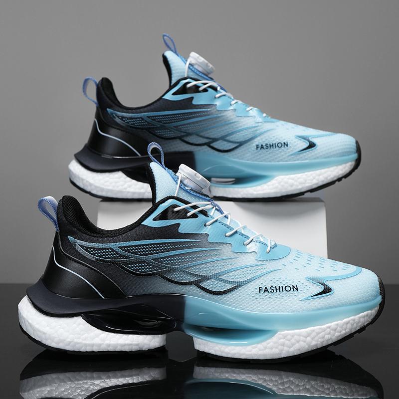 Sommer Spinnknopf Laufen Student Popcorn Stoßdämpfung Atmungsaktiv Lässig Sport Trendschuhe