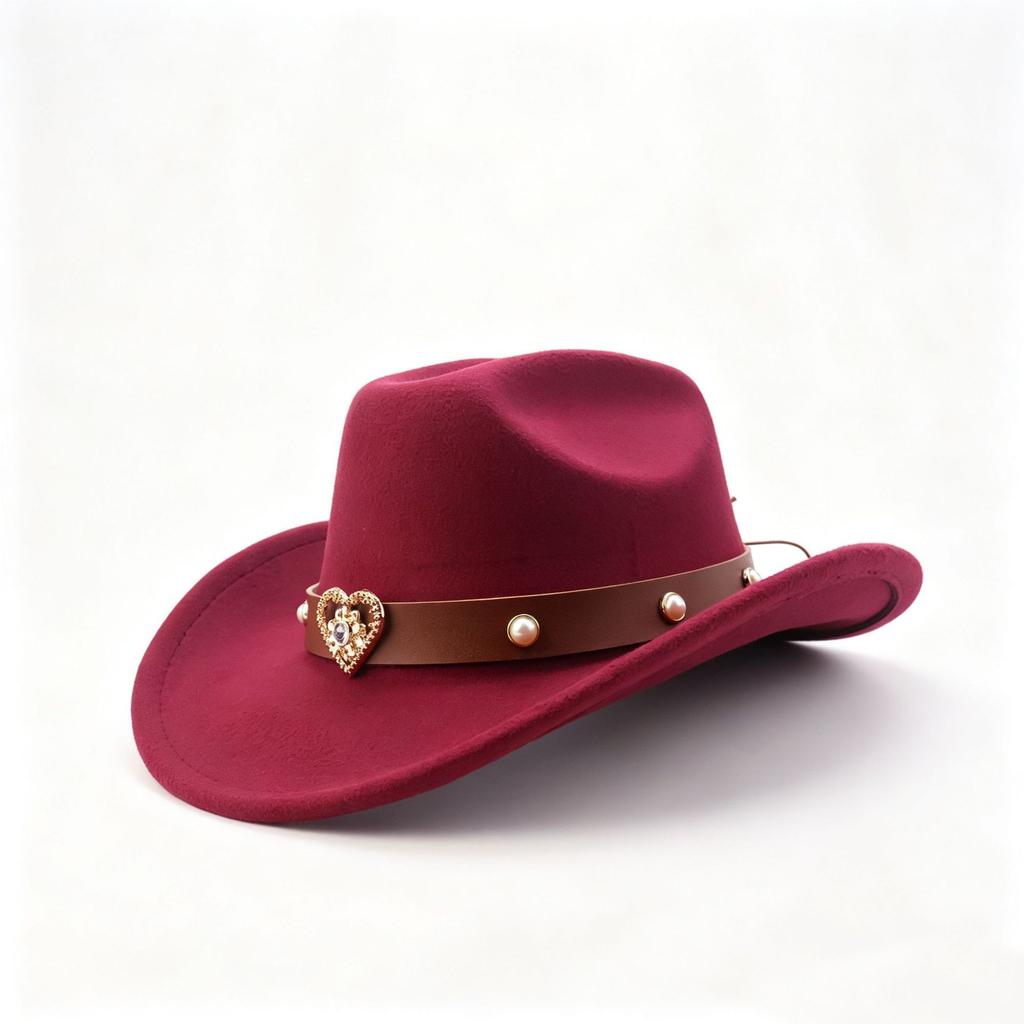 Popular bull head jazz hat new western cowboy hat with windbreak rope hat felt hat outdoor sun protection hat