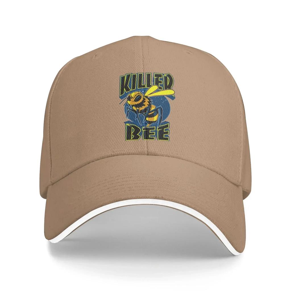 Killer Bee Sun Baseball Cap Cartoon Pattern Summer Trendy Trucker Hat For Couple Women Outdoor Gym Baseball Caps