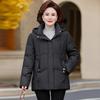 High-end mother down jacket medium and long foreign style new winter thickened warm white duck down jacket for the elderly