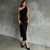 Summer Maxi Dress Women Split Fashion Sleeveless Backless Slim Dress Female Casual Streetwear Club Elegant Party Dresses