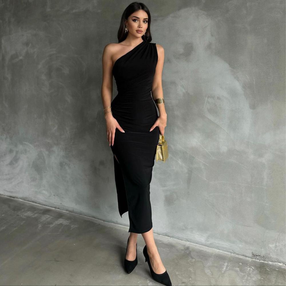 Summer Maxi Dress Women Split Fashion Sleeveless Backless Slim Dress Female Casual Streetwear Club Elegant Party Dresses