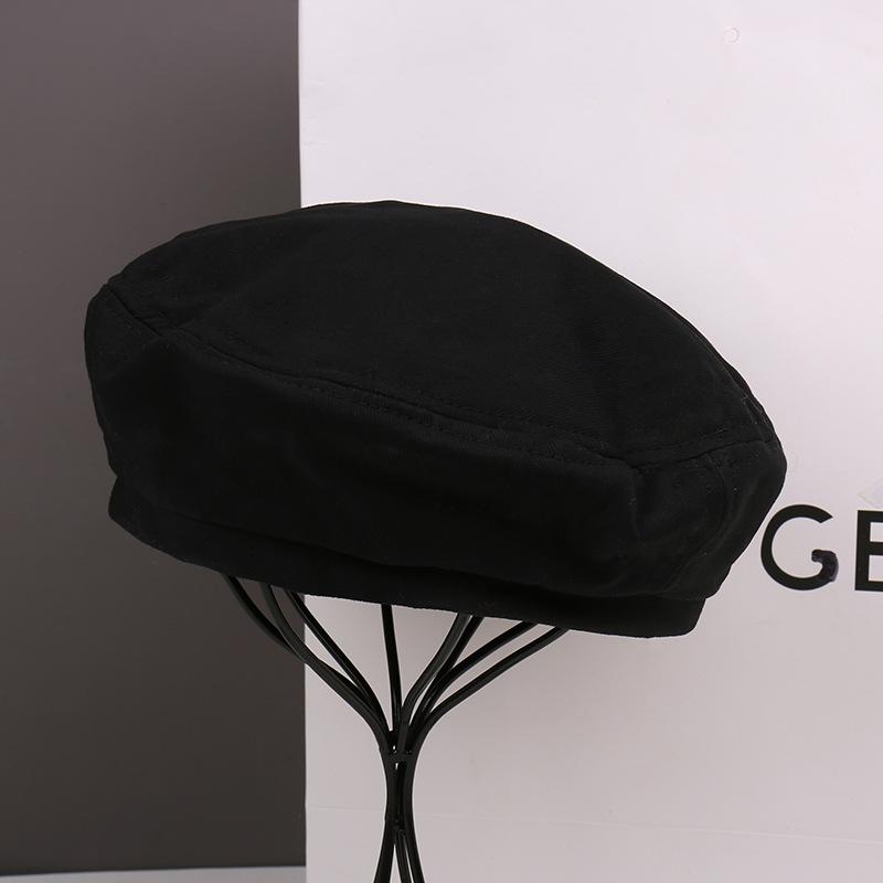 Spring and autumn show face small beret children fashion students versatile big head circumference painter hat casual bud hat
