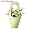 10PCS Romantic Flower Packaging Bag Thickened EnviroNmental Bouquet Packaging Box Simple Portable Flower Arrangement Box
