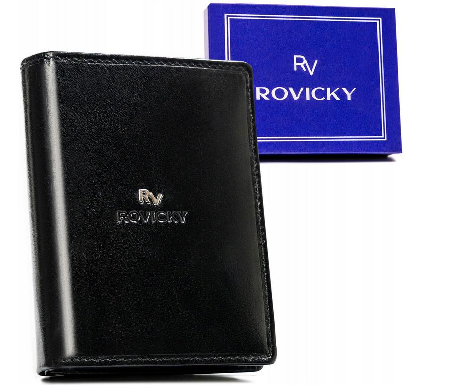 Velká kožená pánská peněženka systém RFID Rovicky