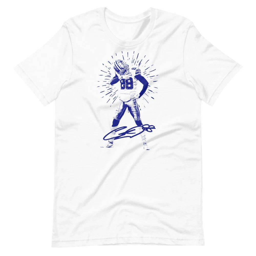 CEEDEE Lamb Sketch Cowboys Football Tee Short-Sleeve Unisex T-Shirt