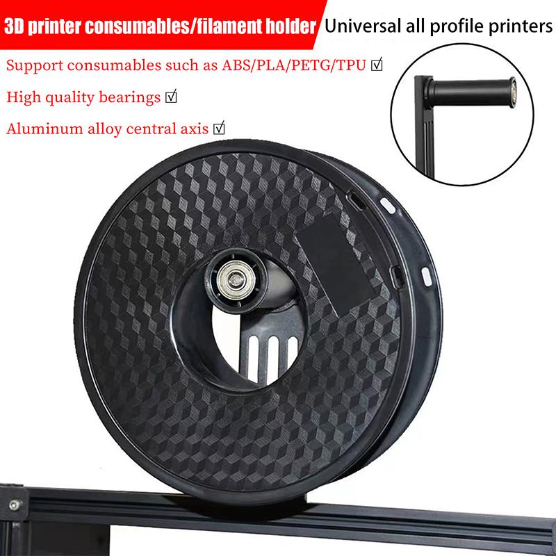 Filament Holder Spool Support Compatible With Pla Abs Tpu Petg 3D Printer Material Rolls For Ender 3 S1/Ender3/Cr10