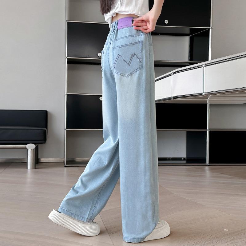 Girls' Jeans Summer Thin Pants Casual Pants Wide Leg Pants Mosquito Repellent Pants