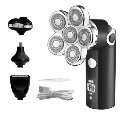 Men's Shaver with Nose Hair Trimmer Multifunctional Electric Razor Cordless Shaving Machine