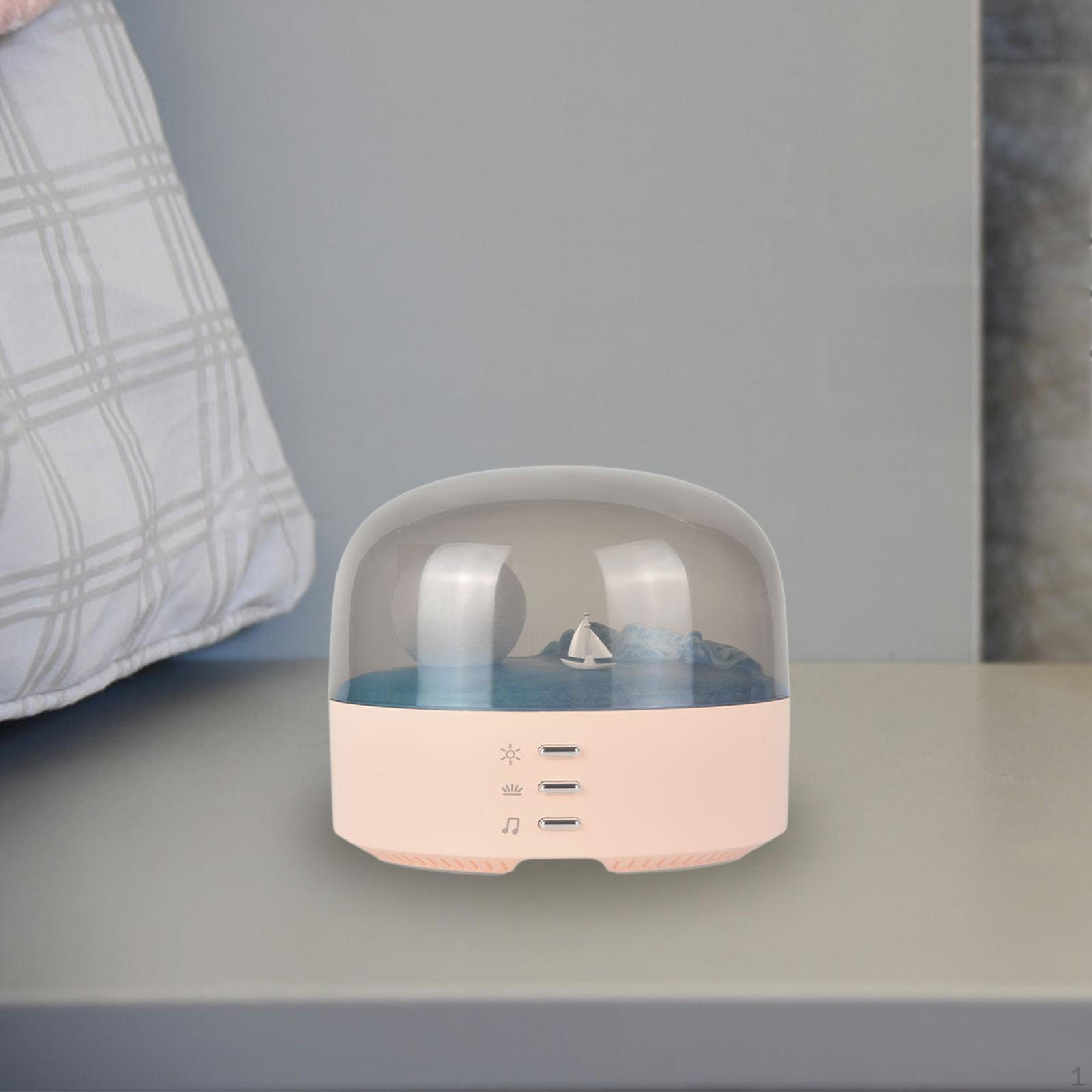 

Ночная лампа Moon с динамиком BT, прикроватная лампа, уникальная, портативная, с рассеянным светом для спальни розовый