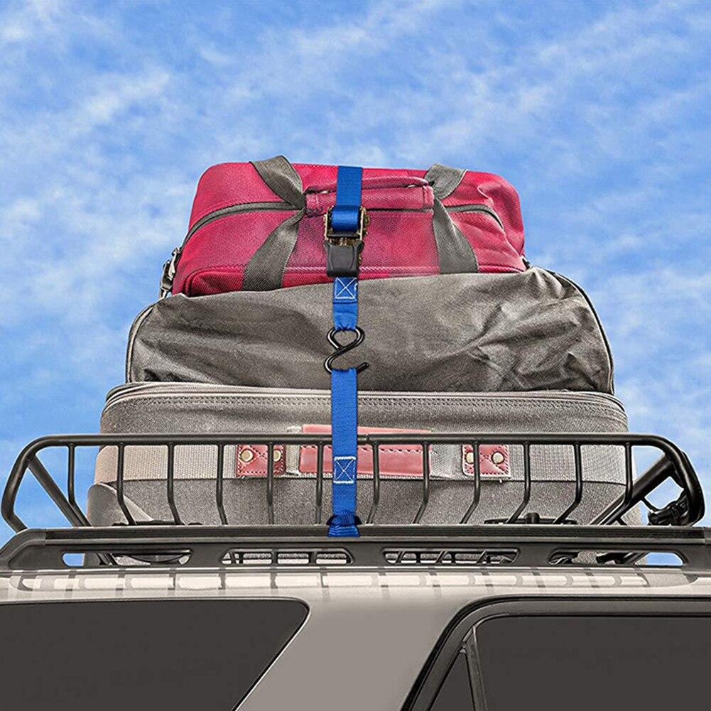 4Pcs Motorcycle Tie Down Luggage Bandage Soft Straps Towing Ropes for