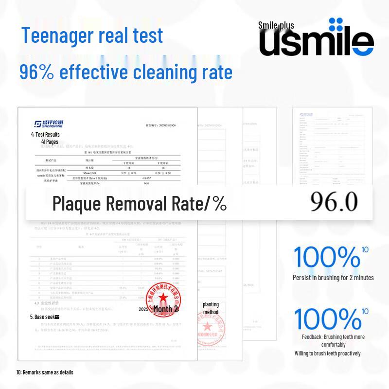 usmile T10 Smart Sonic Electric Toothbrush for Children & Teenagers CN plug (adapter included)
