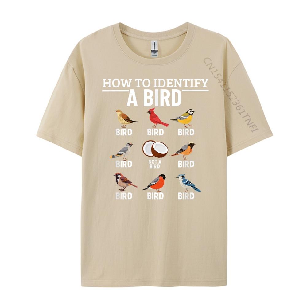 How To Identify A Bird Funny Bird Watching Brand T Shirt TShirt Tee Shirt  Hip Hop