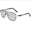 Men Driving Chameleon Sun Glasses for Day and Night Dual-use Male Color Change Lens Vision Polarized Photochromic Sunglasses