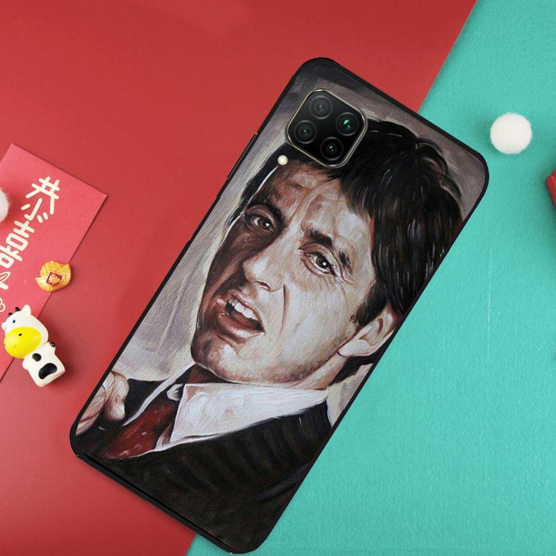 Al Pacino Scarface For Huawei Nova 12S 9 10 SE 7i 8i 11i 12i Y60 Y61 Y70 Y72 Y73 Y90 Y91 P20 P30 P40 Lite Case