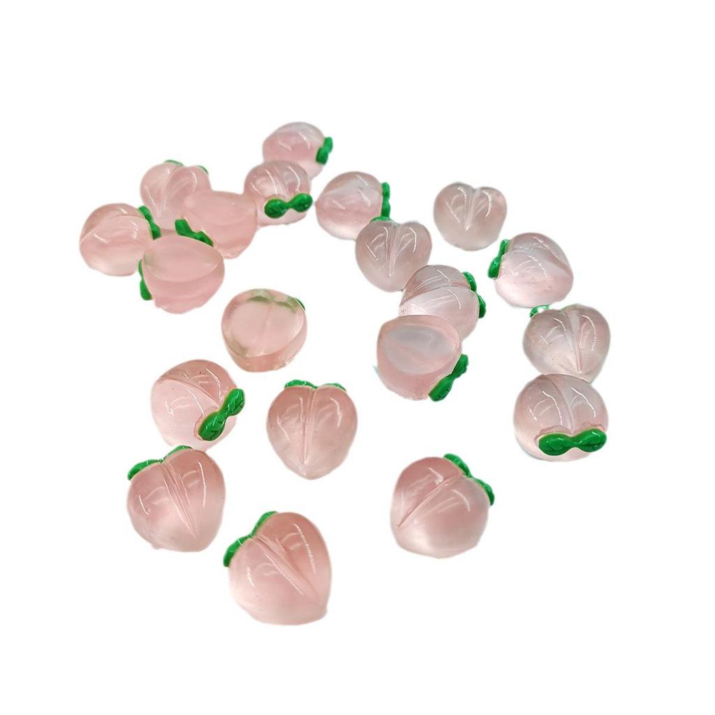 Crystal Peach Resin Pendant DIY Kit - Cute Ornaments & Accessories