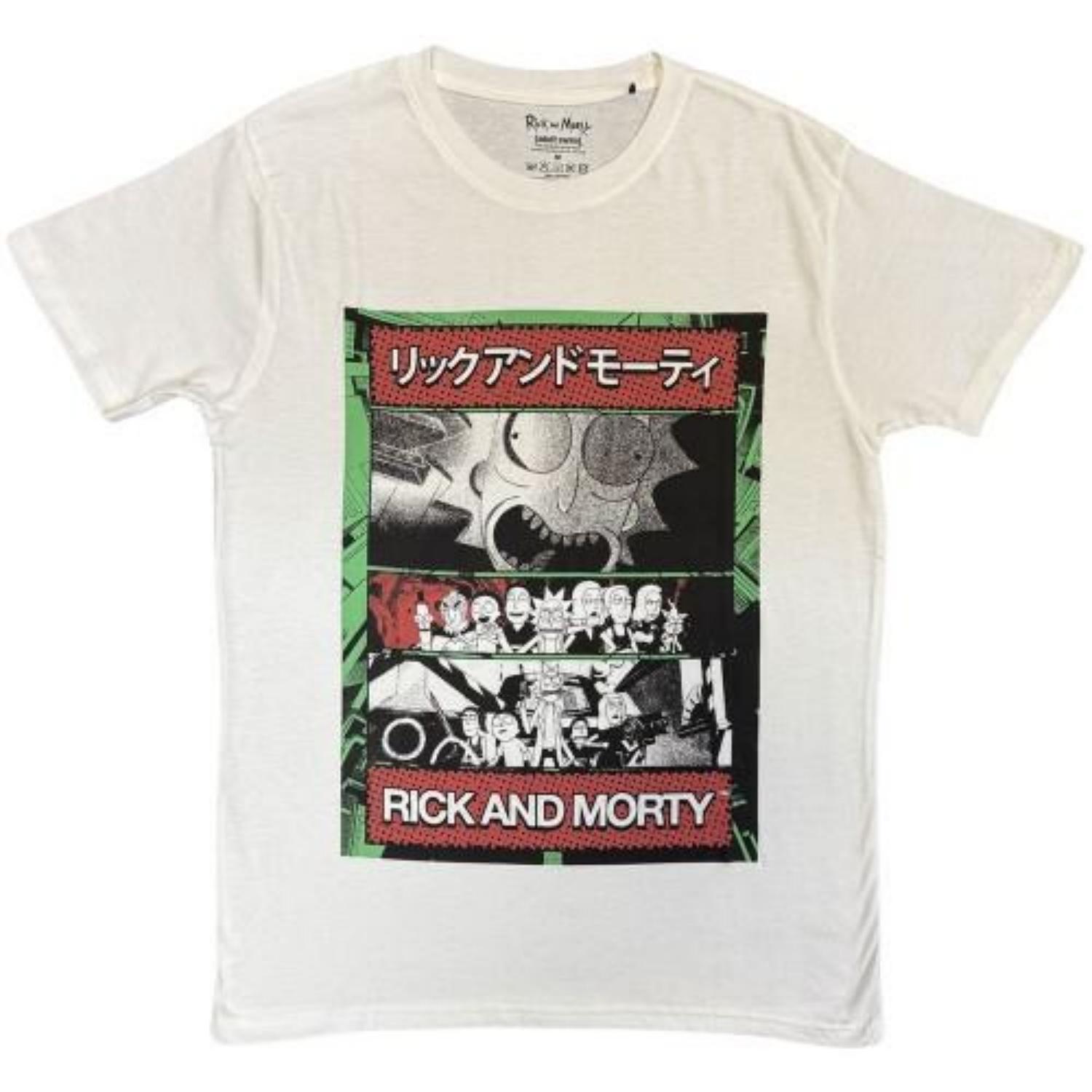 Rick And Morty Unisex Adult Comic T-Shirt S чёрный