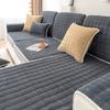 Sofa Sofa Høst og Vinter Fortykket Fleece Sklisikre Seteputer Fire Årstider Universell Stue Skinnsofa Trekk Håndkle