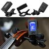 Guitar Tuner Clip On Tuner for Bass Ukulele Precise Tuning Tuner with LCD Display Digital Tuner for Stringed Instrument