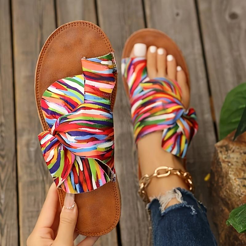 Trend Anti Slip Sandals Wear-resistant Comfortable Shoes Women Slippers Soft Sole Flat Heel Slippers Home Slides Women