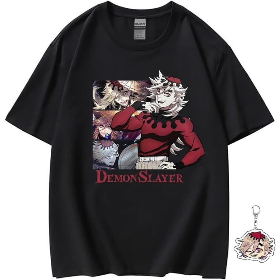 

SodaMeow Demon Shirt Women Men Anime T-Shirt Kimetsu Tee Unisex Nezuko Muichiro Mitsuri Akaza(2) S різнокольоровий