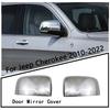 For Jeep Cherokee 2010 201 12012 2013 2014 2015 -  Door Mirror Covers Tools Car Accessories Silver Car Rearview Stickers