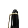 Great MONTBLANC Fountain Pen Meisterstuck Mozart White Star Black Gold 14K Mens Used