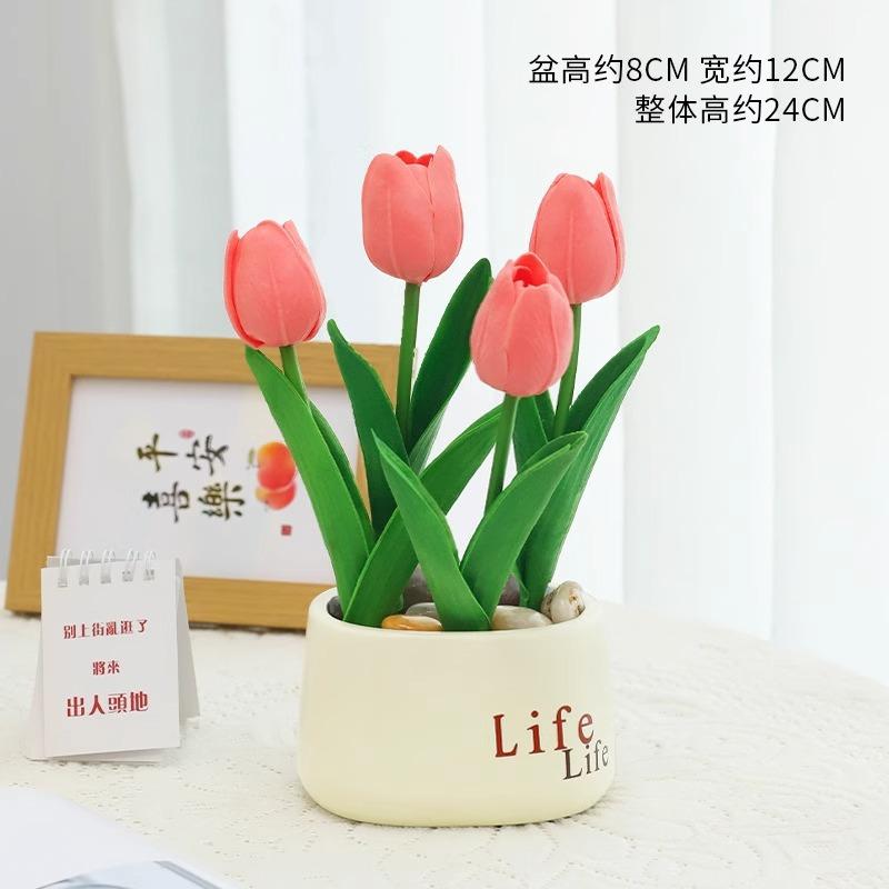 Simulation flower bouquet decoration, living room dining table flower arrangement ornament, table top flower arrangement