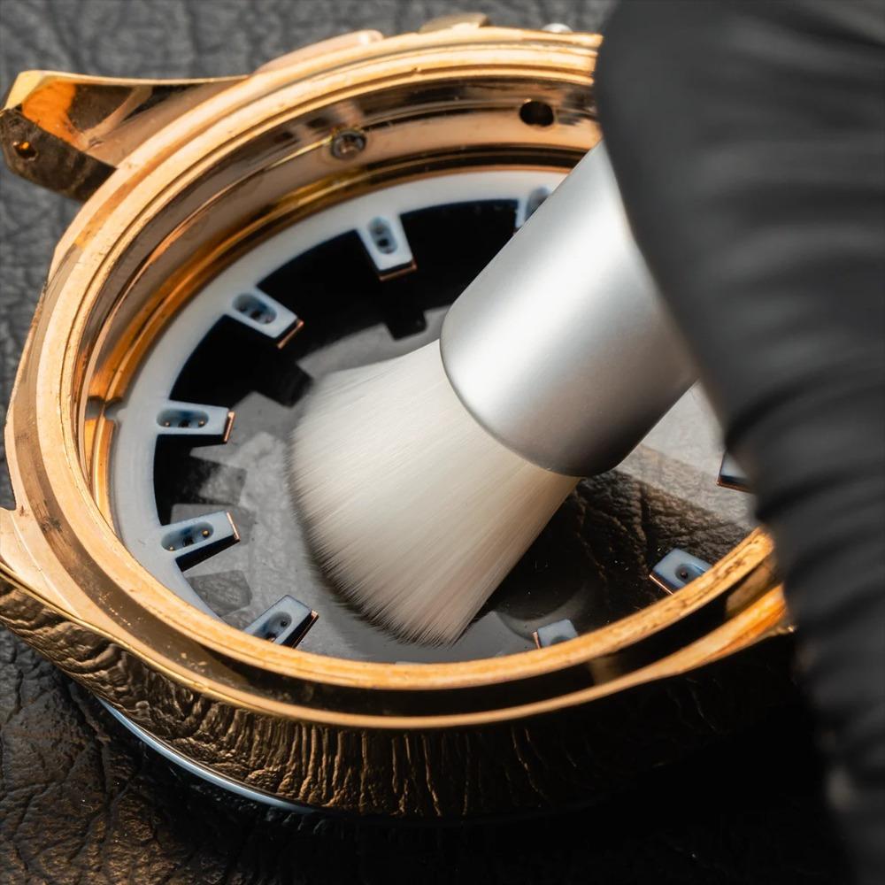 2 Pcs High Quality Watch Dial Cleaning Pen Nail Art Silicone Pen Carving Emboss Manicure Brushes Dust Cleaner Repair Tools