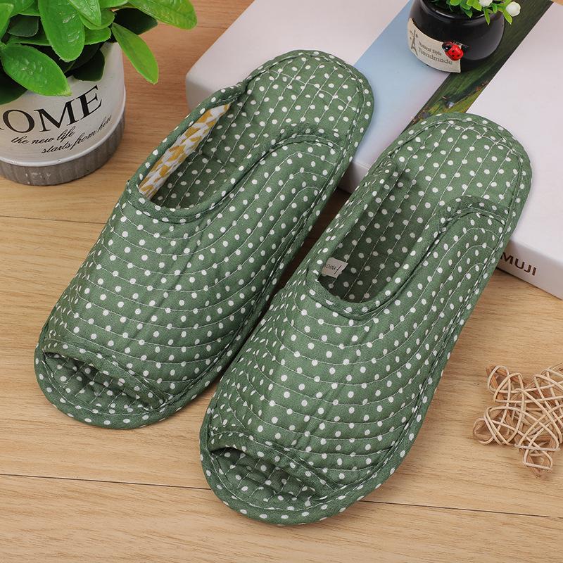 Fashion Women's Indoor Slippers, Spring and Autumn Soft Cotton Slippers, Women's Retro Floral Home Bedroom Slippers Mix Order