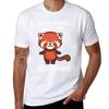 Just A Girl Who Loves Red Pandas TShirt Classic Graphic Short Sleeve Top