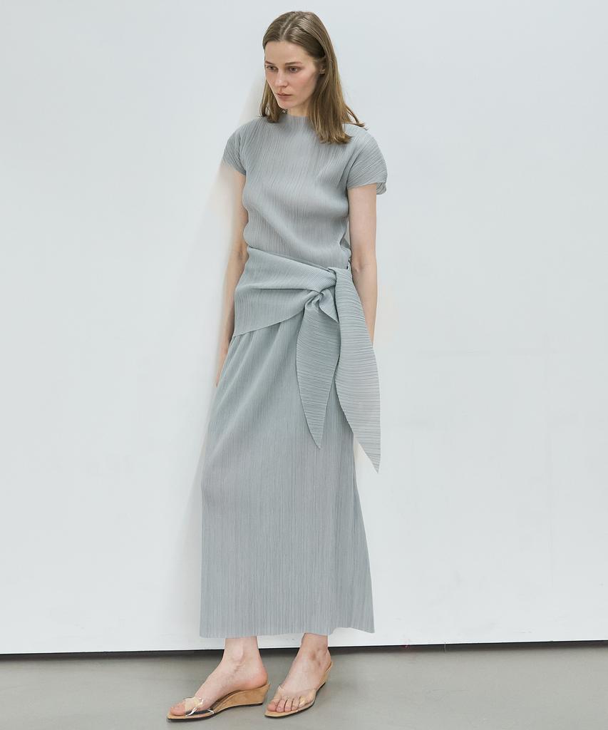 Nutopeu Pleated Wrap Set_Blue Gray