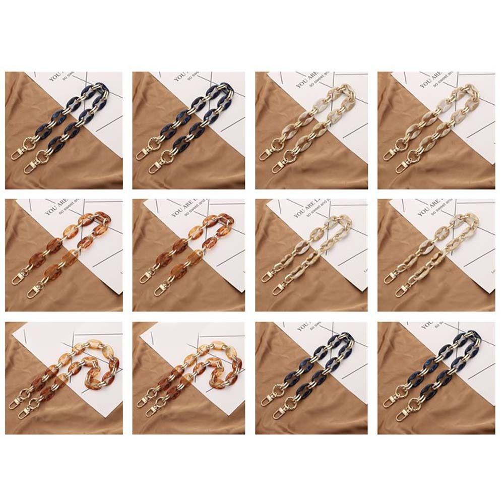 Girls Women Acrylic Purse Chain Handbag Bag Straps Replaceable Bag Chain Shoulder Bag Accessories