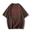 Fat mm pure cotton white short-sleeved t-shirt women's new popular summer design American half-sleeved loose top