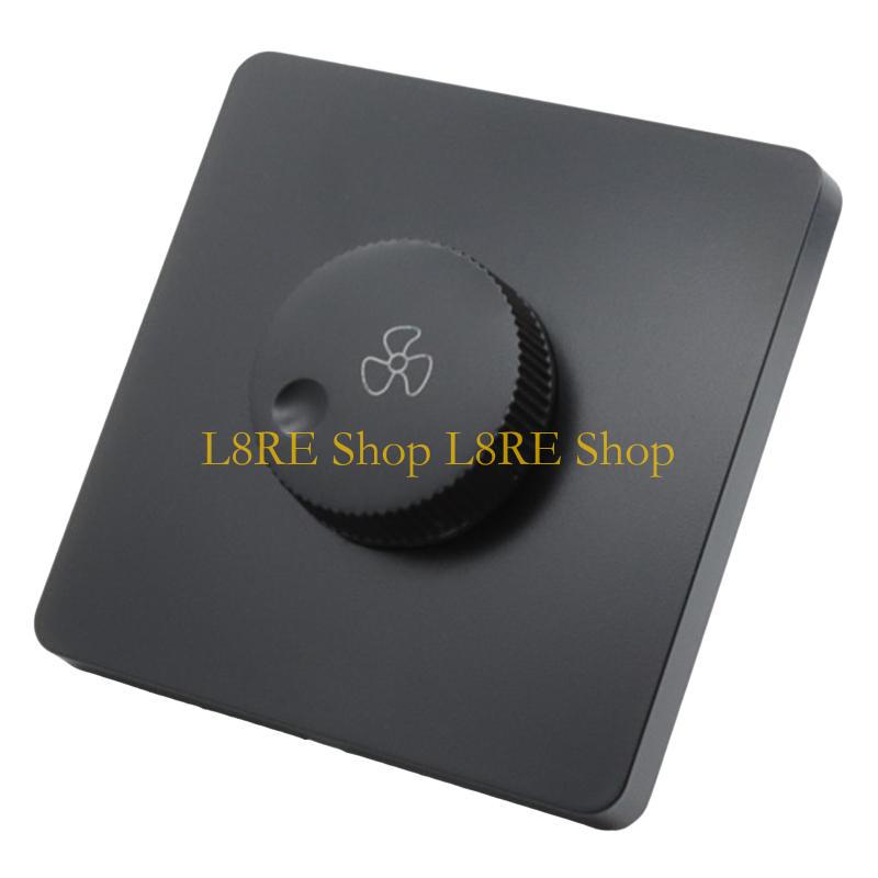 L8RE 220V Ceiling Fan Speed Control Switch Wall Button Dimmer Switch Stepless Speed