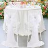 White Pearl Tulle Tablecloth Tulle Table Runner  White Tablecloth Wedding Veil Fabrics for Wedding Arch Dessert Table Decoration