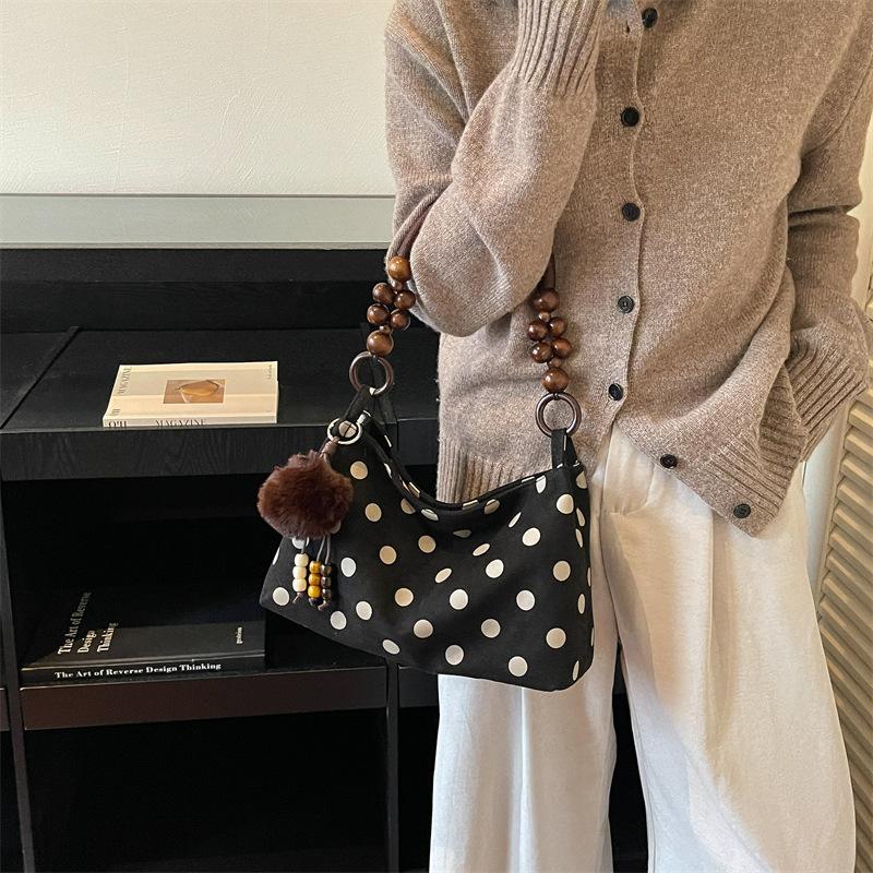 Underarm Bag - Simple Polka Dot Business Bag - Single Shoulder Bag