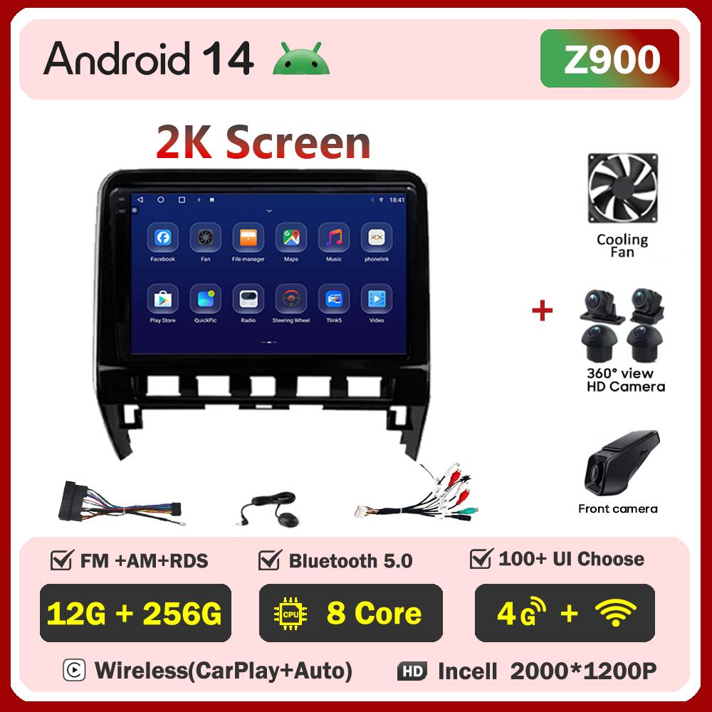 For Nissan Serena 5 V C27 2016 - 2021 Car Radio Player Car Carplay Screen Autoradio Mirror Link Car Intelligent Systems 8 Core