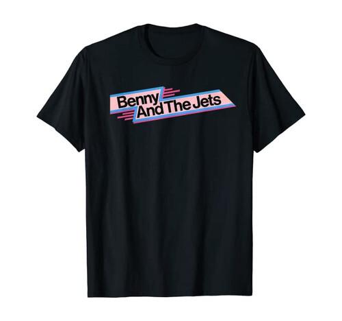 Elton John Official Benny And The Jets Logo TShirt Unisex T-Shirt