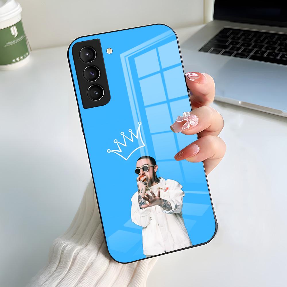 Singer M-Mac Circles Miller Phone Case For Samsung A56 A36 A26 A16 A15 A25 A35 A55 A14 A34 A24 A54 Glass Case