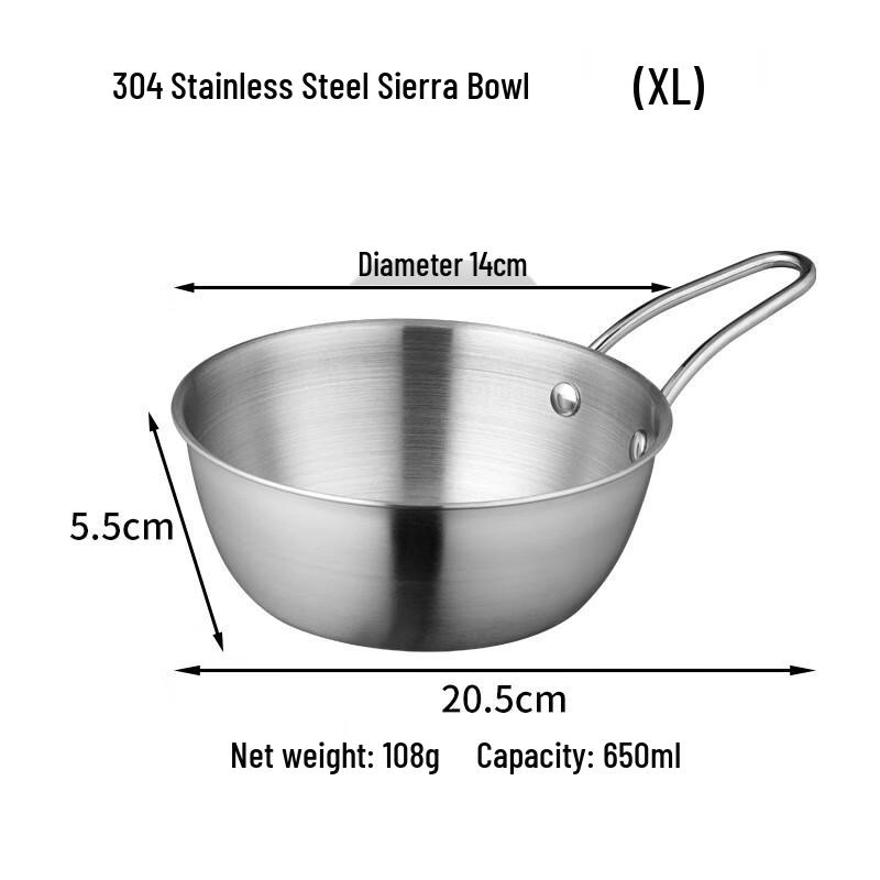Zhishi 304 Stainless Steel Sierra Bowl